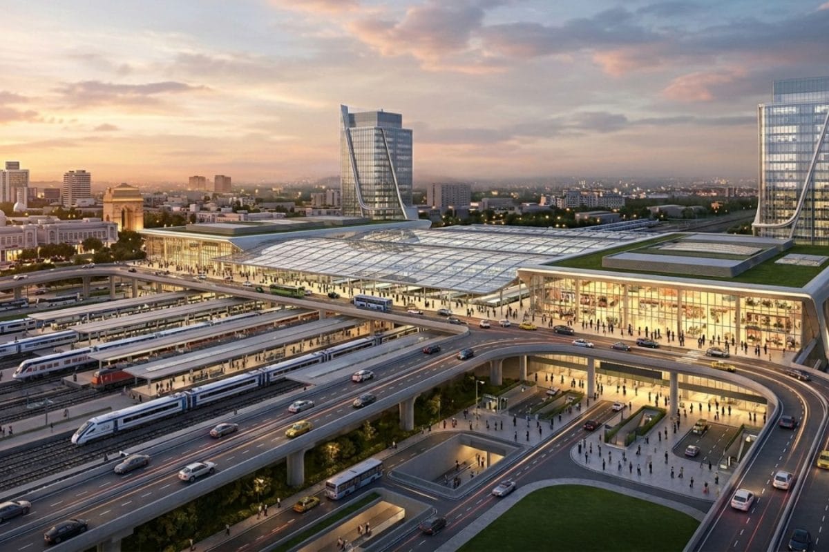 Airport-Style Revamp For New Delhi Railway Station With Air Concourse, Elevated Roads