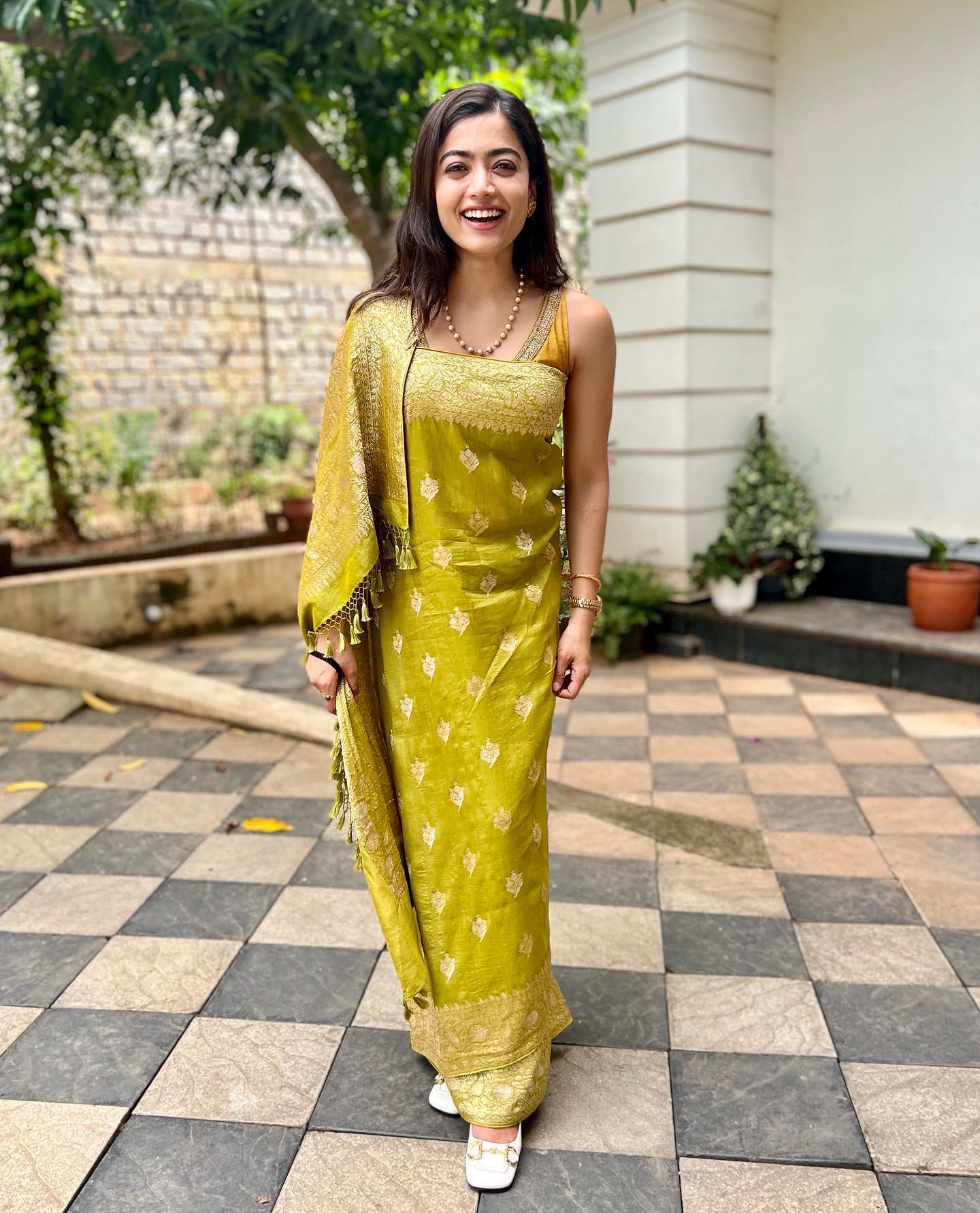 Rashmika Mandanna Brings Coorgi Saree Style To The Spotlight