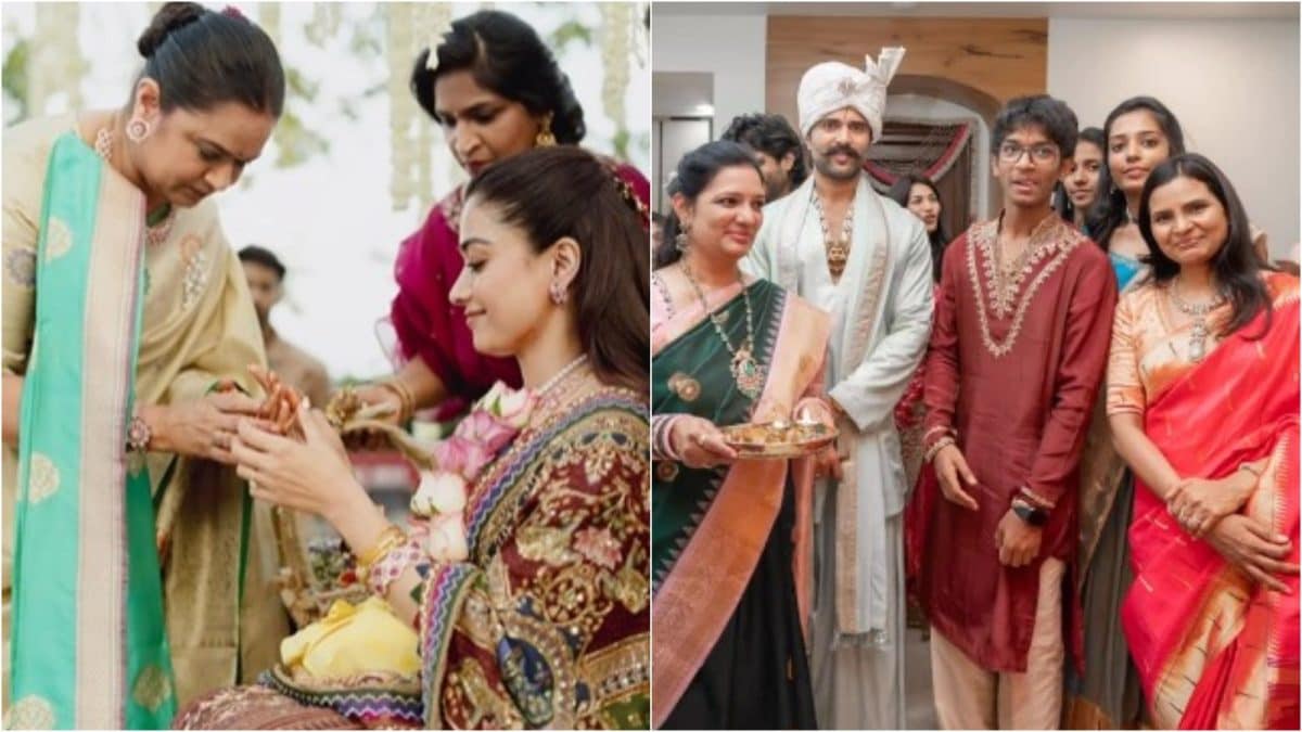 Rashmika’s Heirloom Bangles: A Warm Glimpse Into Vijay’s Family at Their Udaipur Wedding