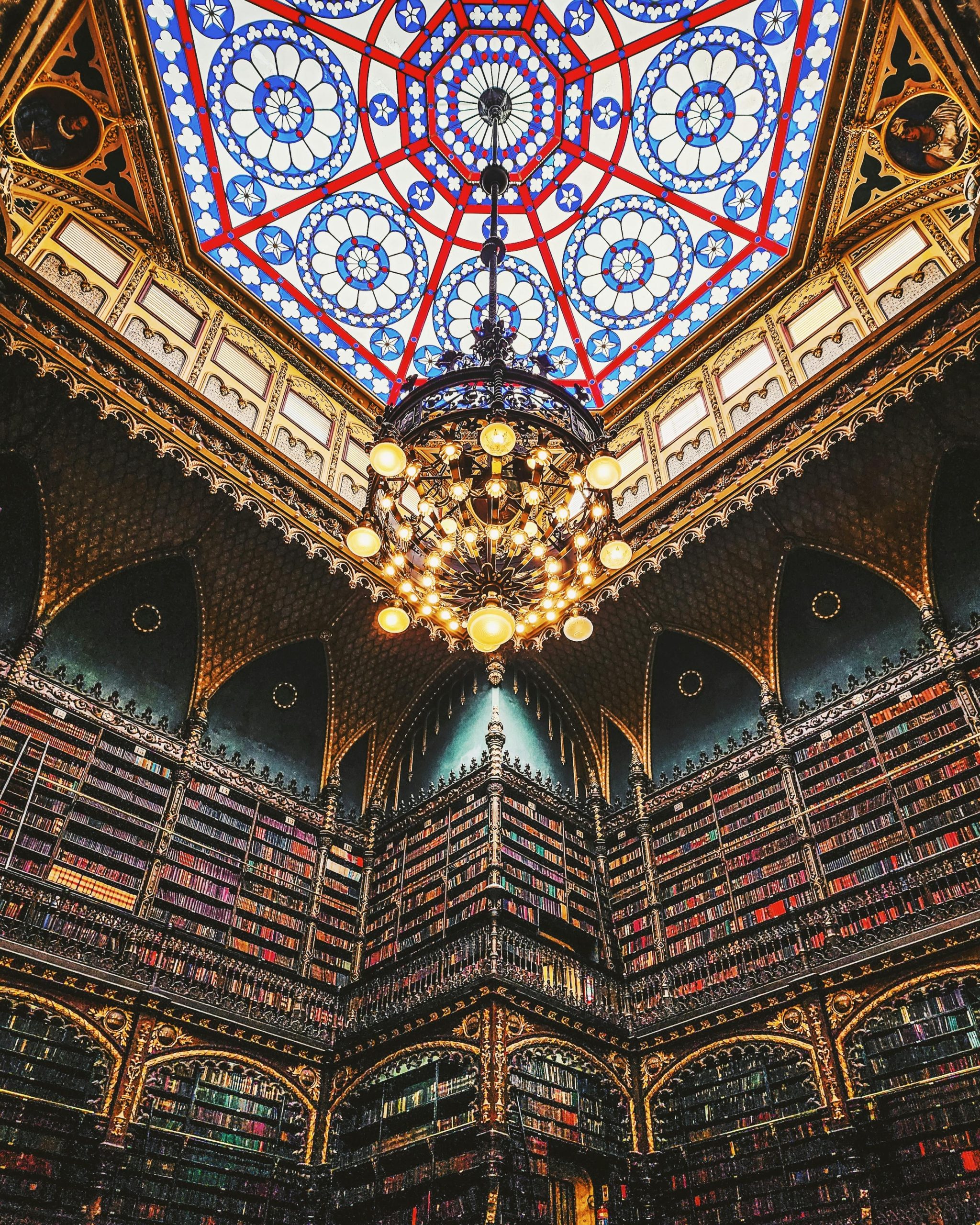 Royal Portuguese Cabinet of Reading, Rio de Janeiro, Brazil