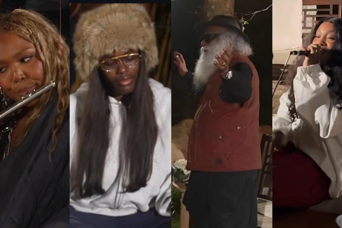 Lizzo Plays Flute, SZA Sings As Sadhguru Grooves At Viral Los Angeles Music Circle | VIDEO