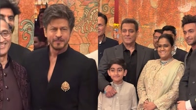 Shah Rukh Khan And Salman Khan Look Dapper As They Attend A Wedding In Mumbai | Watch