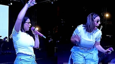 Sunanda Sharma was left startled during her Ghaziabad concert after a fan jumped on stage, forcing the singer to walk off mid-performance.