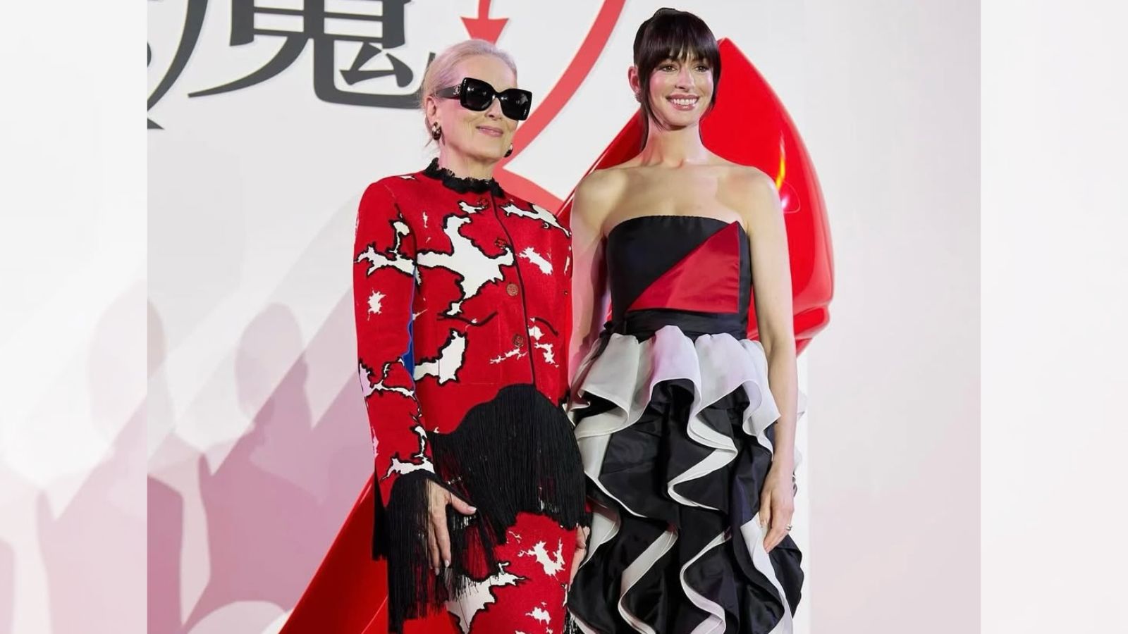 Tokyo Turns Runway As Anne Hathaway, Meryl Streep Bring High