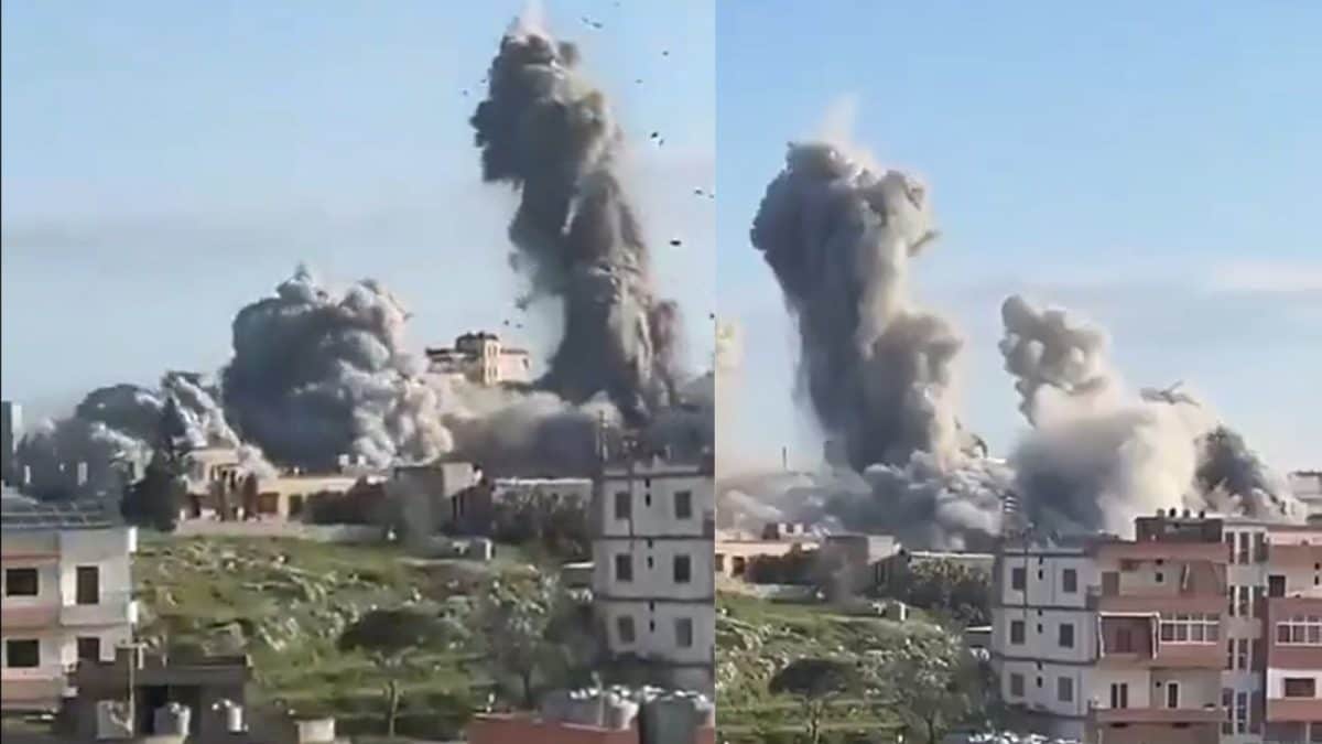Israeli Airstrikes Hit Zefta In Southern Lebanon; Videos Show Buildings In Flames