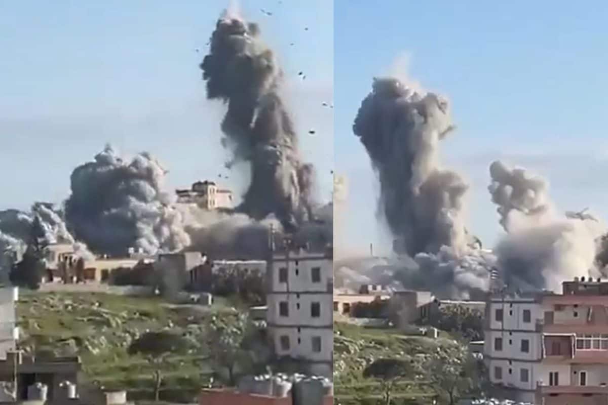 Israeli Airstrikes Hit Zefta In Southern Lebanon; Videos Show Buildings In Flames
