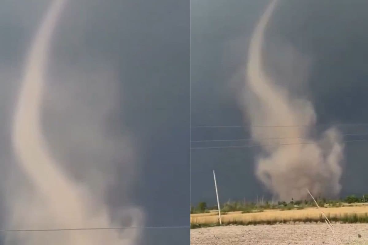 Unusual Weather Event: Tornado-Like Winds Spotted In Jammu’s Akhnoor | Watch