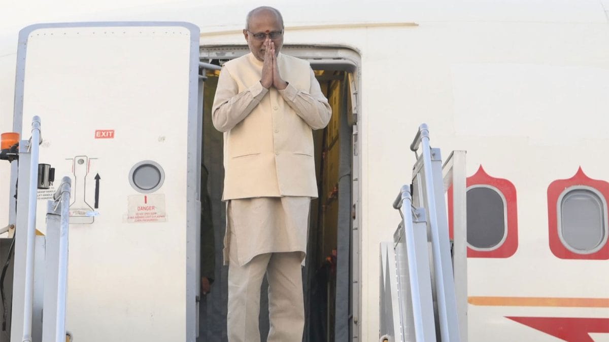 Vice President CP Radhakrishnan Departs For Maiden Two-Day Sri Lanka Visit For Key Bilateral Talks