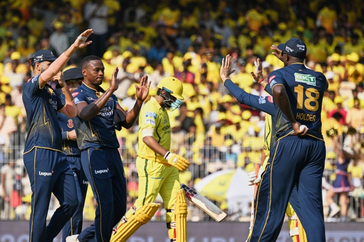 GT Pacer Kagiso Rabada's Twin-Strike Rattles CSK Top-Order As Samson, Urvil Fall