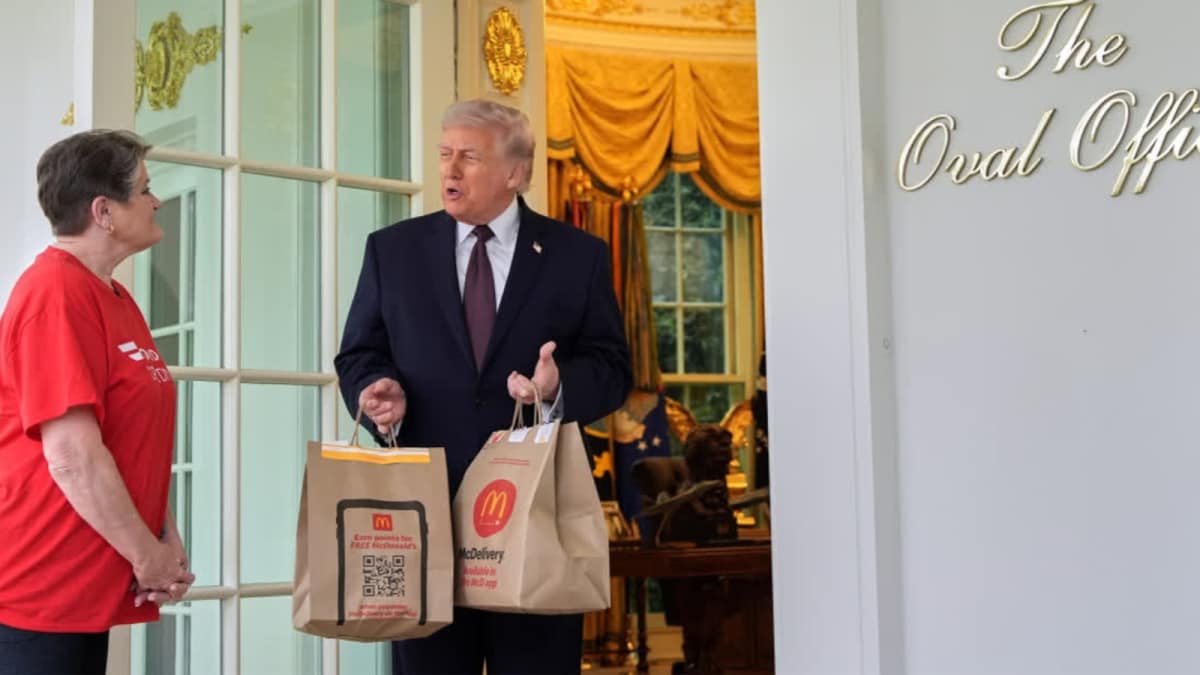 'We Do These Things In Politics': Trump Calls McDonald's Order Stunt 'Tacky', 'Embarrassing'