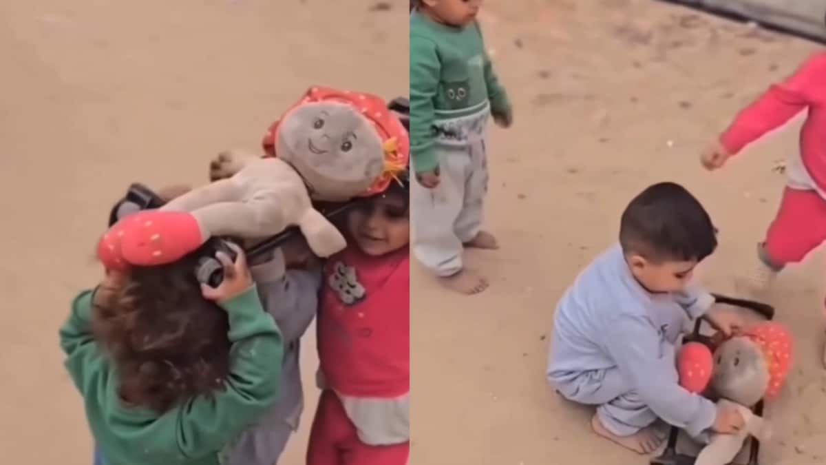 'Lost Childhood, Lost Innocence': Children In Gaza Organise Funeral For A Doll | Watch