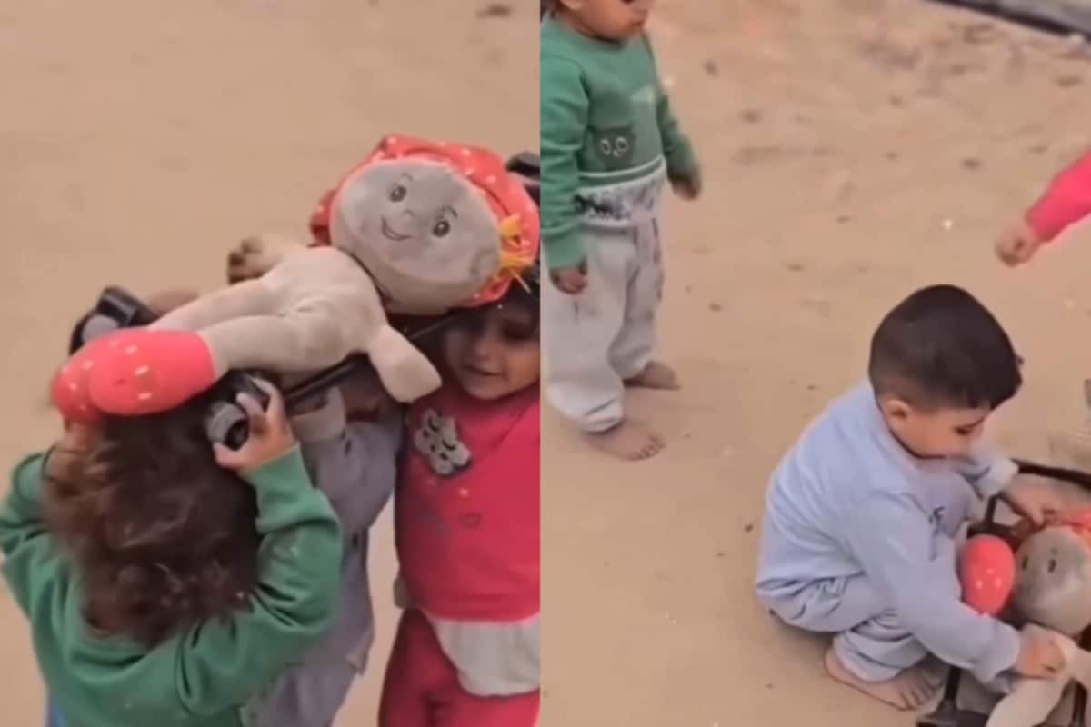 'Lost Childhood, Lost Innocence': Children In Gaza Organise Funeral For A Doll | Watch