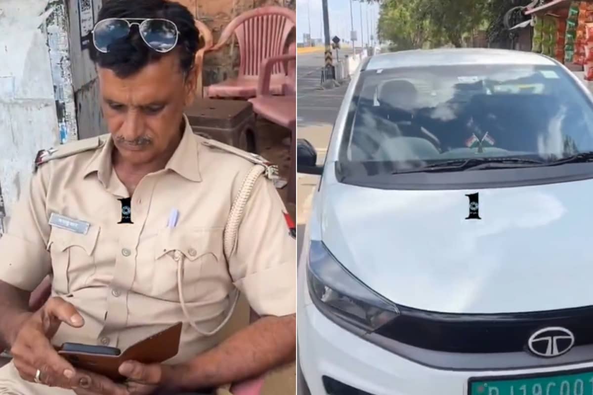 ‘Please Take Action’: Rajasthan Cop Fines EV Owner For Missing PUC Certificate; Video Sparks Debate