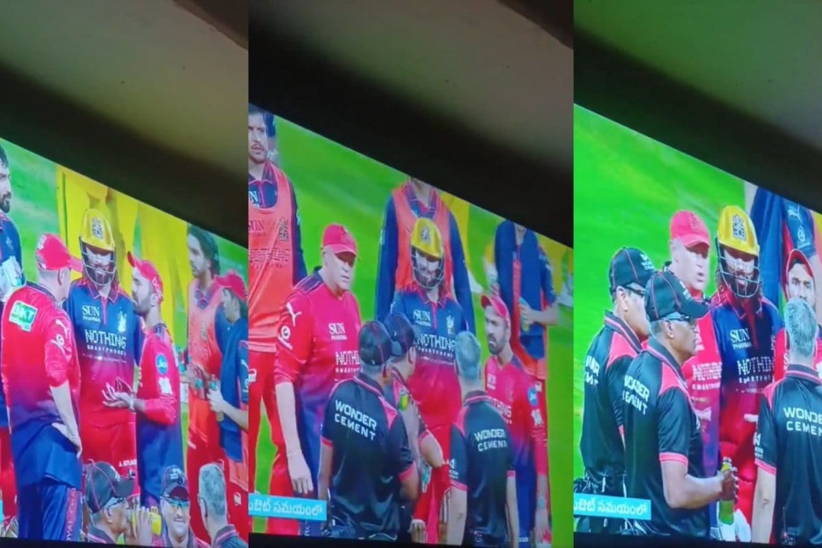 Rajat Patidar & Dinesh Karthik Clash With Umpire During RCB's Drinks Break Chaos | Watch