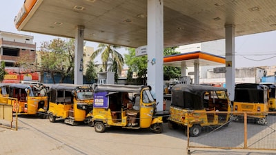 Some drivers are asking for an additional Rs 20-30, citing difficulties in accessing LPG. (PTI)