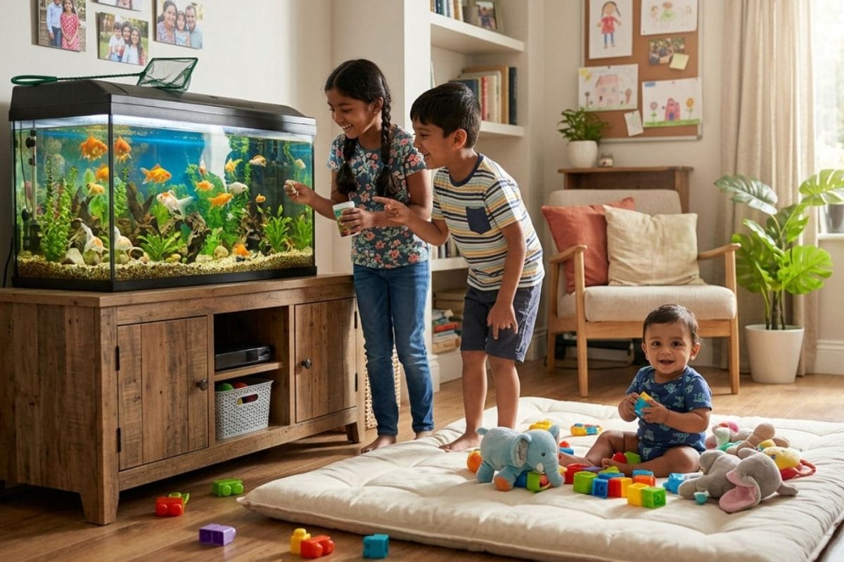 Indore Baby In Hospital After Fish Jumps Into Throat During Aquarium Cleaning