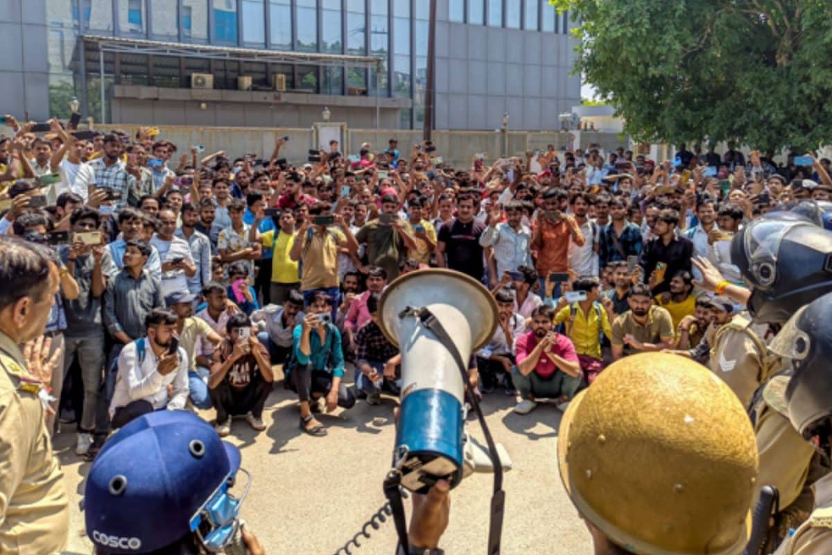 Noida Car Showroom Set On Fire As Workers' Protests Turn Violent | Video