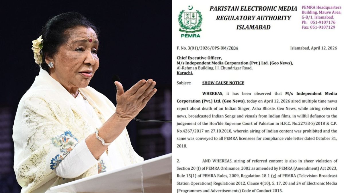 'Army's Puppet': Pakistan's Media Watchdog Faces Flak Over Notice To Channel For Tributes To Asha Bhosle