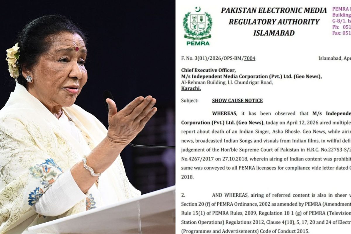'Army's Puppet': Pakistan's Media Watchdog Faces Flak Over Notice To Channel For Tributes To Asha Bhosle