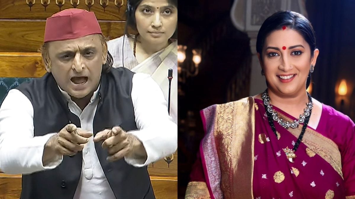 Akhilesh Yadav's 'Saas-Bahu' Swipe At Smriti Irani In Parliament, She Says 'Watch Fewer Serials'