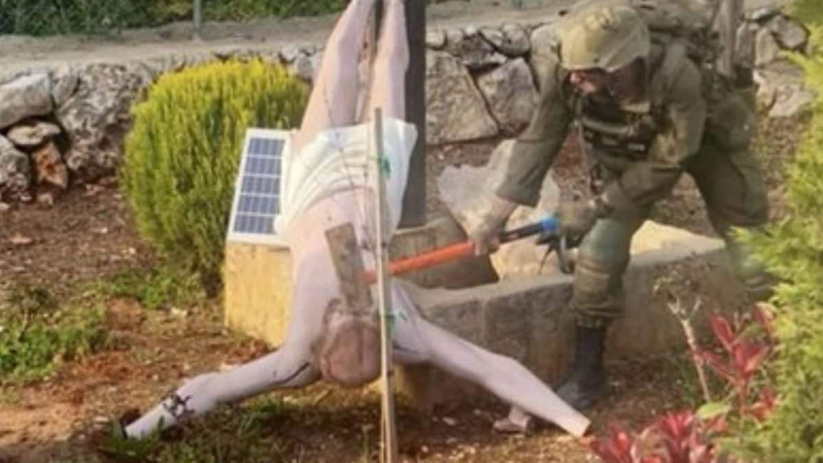 Israel Confirms Incident Of IDF Soldier Destroying Jesus Statue In Lebanon, Vows Action