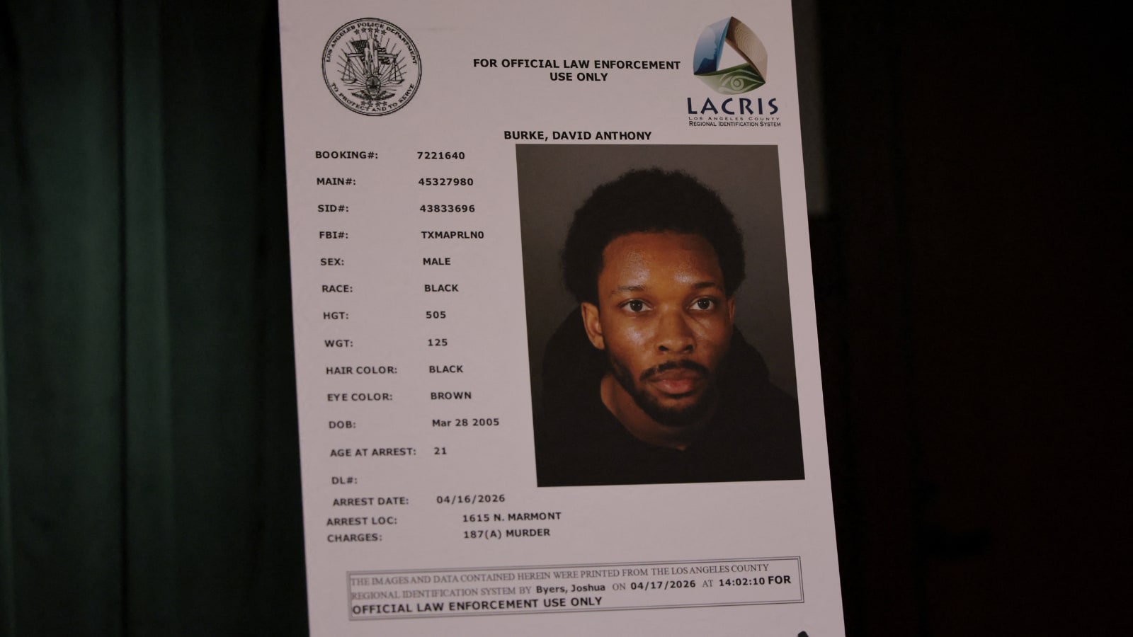 Singer d4vd Charged With Murder After Teen’s Body Found In Tesla: Report