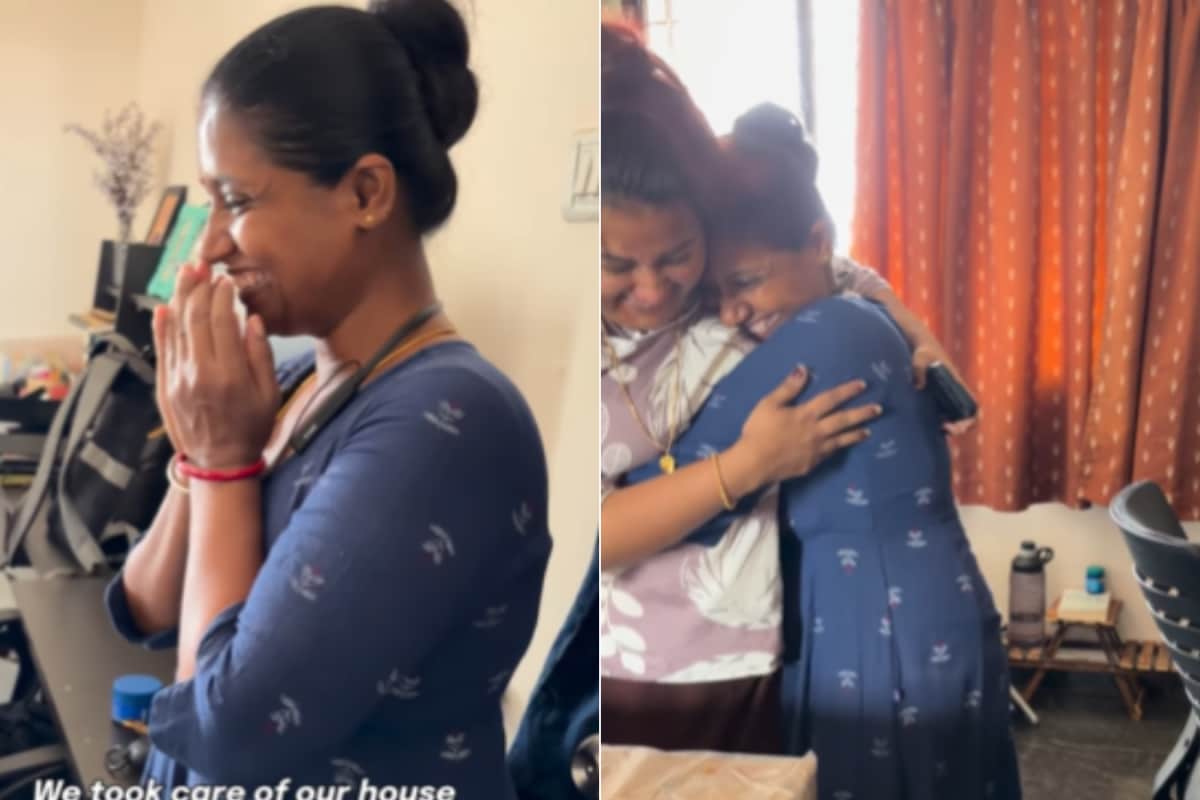 Family Surprises House Help With Air Cooler Ahead Of Summer, Viral Video Leaves Internet Teary-Eyed