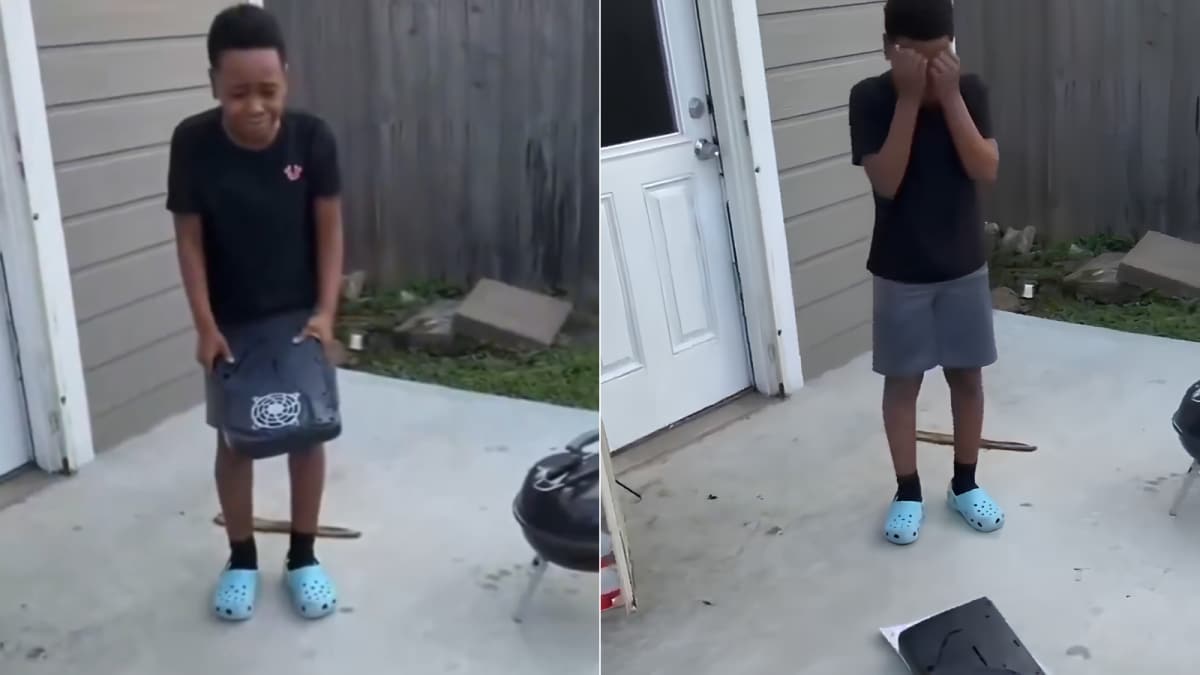 Mom Forces Son To Destroy His Own PS5 As Punishment After Hurting ...