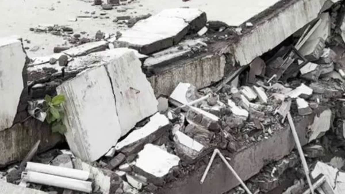 Four-Storey Building Collapses In Madhya Pradesh's Anuppur; At Least Six Feared Trapped