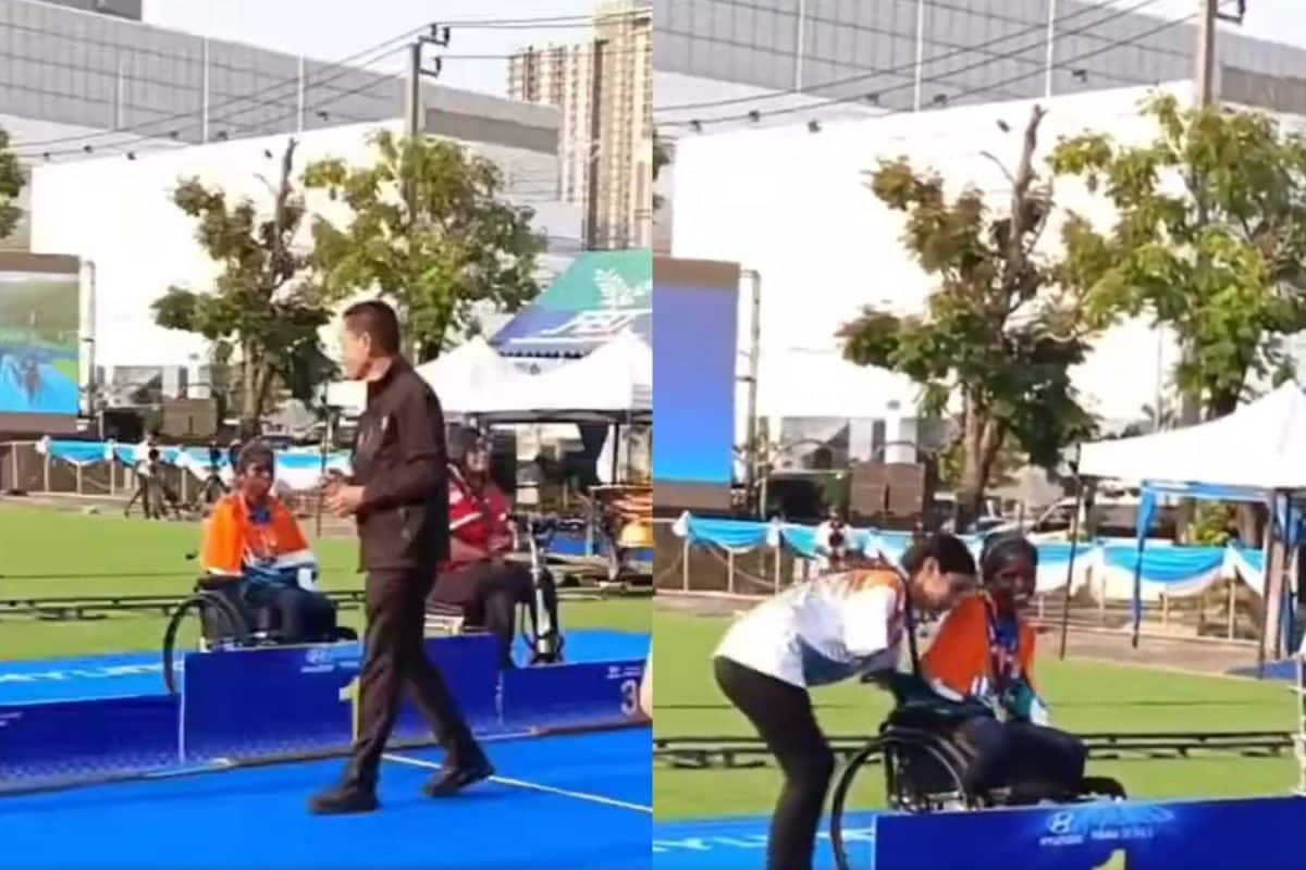 Sheetal Devi Shows Class, Helps Payal Nag On Podium; Video Goes Viral