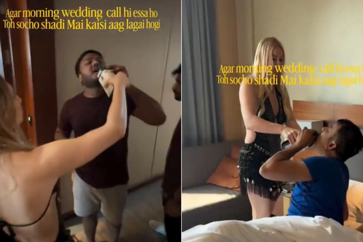 Russian Women Seen Pouring Drinks Into Guests’ Mouths At Wedding, Internet Has Mixed Reactions