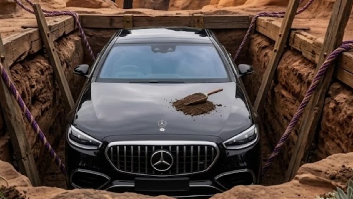 China Family Buries Rs 1.5 Crore Mercedes At Funeral, Sparks Outrage
