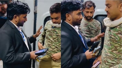 Heartfelt Viral Video Shows TTE Rescuing Jawans From Sleeping Near Train Toilets, Internet Reacts: 'They Sacrifice Everything'