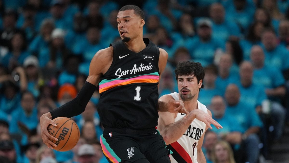 'The Alien' Arrives: Wemby Drops 35 In Historic Playoff Debut As Spurs Sink Trail Blazers