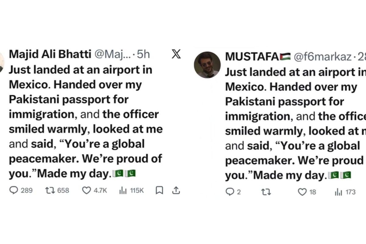 Pakistanis Say They Are Being Called 'Peacemakers' At International Airports But Internet Isn't Buying It