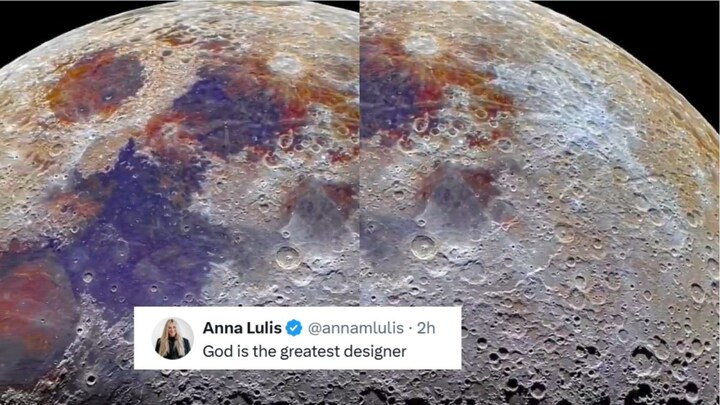 ‘God Is The Greatest Designer’: Viral Moon Clip Delivers Unprecedented Detail of Lunar Surface