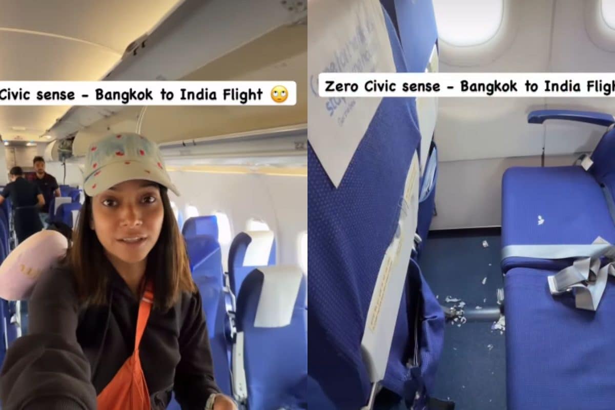 Bangkok-India Flight Leaves Travel Vlogger Shocked, Calls Out Passengers For Messy Behaviour: 'Incredibly Disrespectful'