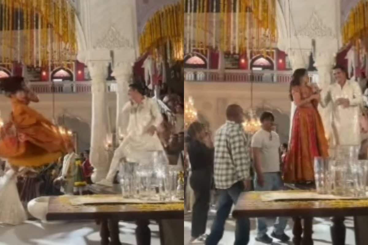 Akshay Kumar Leaves Wamiqa Gabbi Shocked With Prank At Bhooth Bangla Set, Video Goes Viral