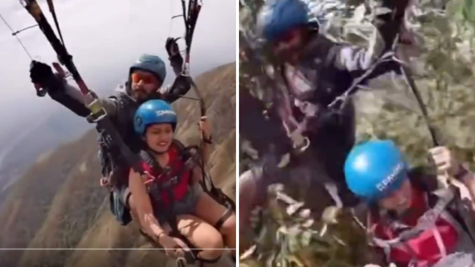 'Avoid Adventure Sports In India': Woman Crashes Into Trees During Paragliding, Video Goes Viral