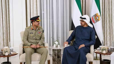 The concerns were raised during Munir’s meeting earlier this week with UAE President Sheikh Mohamed bin Zayed Al Nahyan. (File)