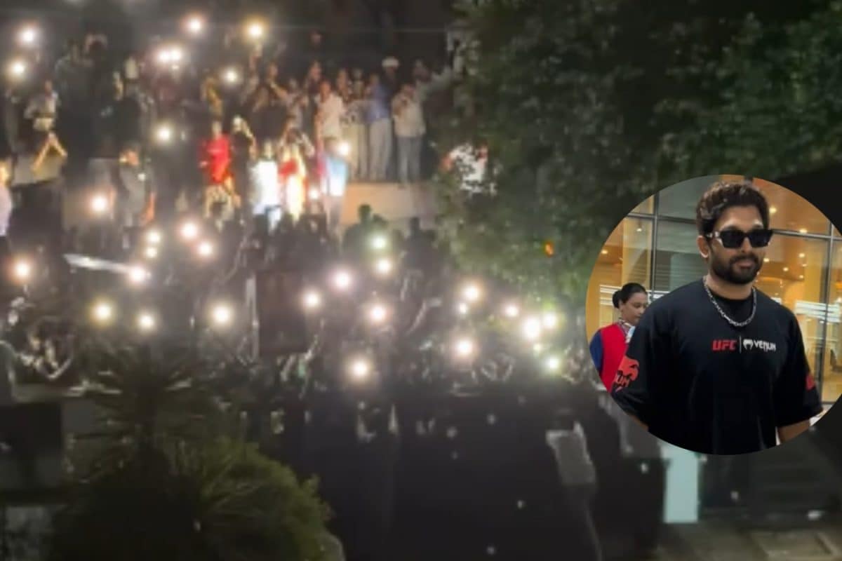 Allu Arjun Fans Lathi Charged On His Birthday, Situation Outside Pushpa Star's House Turns Chaotic