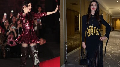 Anne Hathaway made a splash in Mexico City during The Devil Wears Prada 2 press tour 