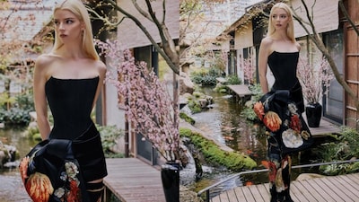 Actor Anya Taylor-Joy in Japan during the press tour of The Super Mario Galaxy Movie. 