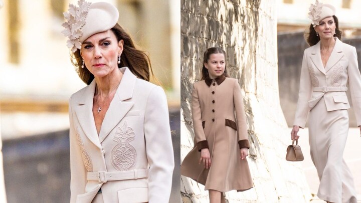 Princess Catherine Appears at Easter, Revisits Beloved Cream Self‑Portrait Ensemble