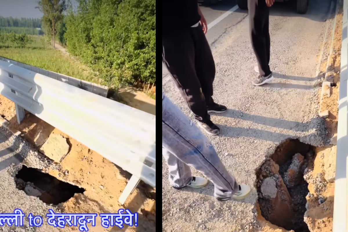 Delhi-Dehradun Expressway: Pothole Within 10 Days Of Opening? Video Triggers Debate | Watch