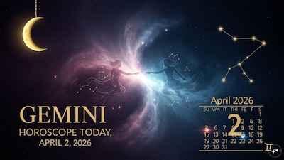 Gemini Horoscope today: Astrological predictions by Chirag Daruwalla for mithuna rashi on April 2, 2026. (AI generated image)