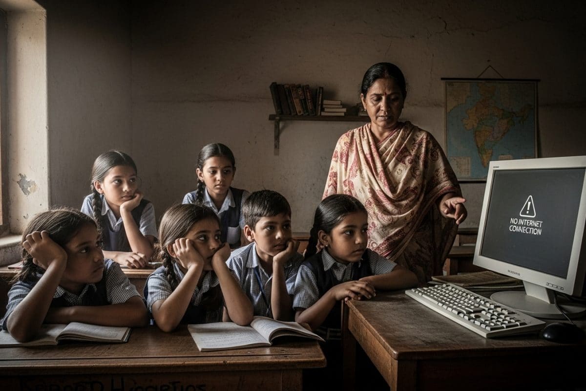 India Has 100 Crore Internet Users, Yet 2 In 5 Govt Schools Are Still Offline India Has 100 Crore Internet Users, Yet 2 In 5 Govt Schools Are Still Offline