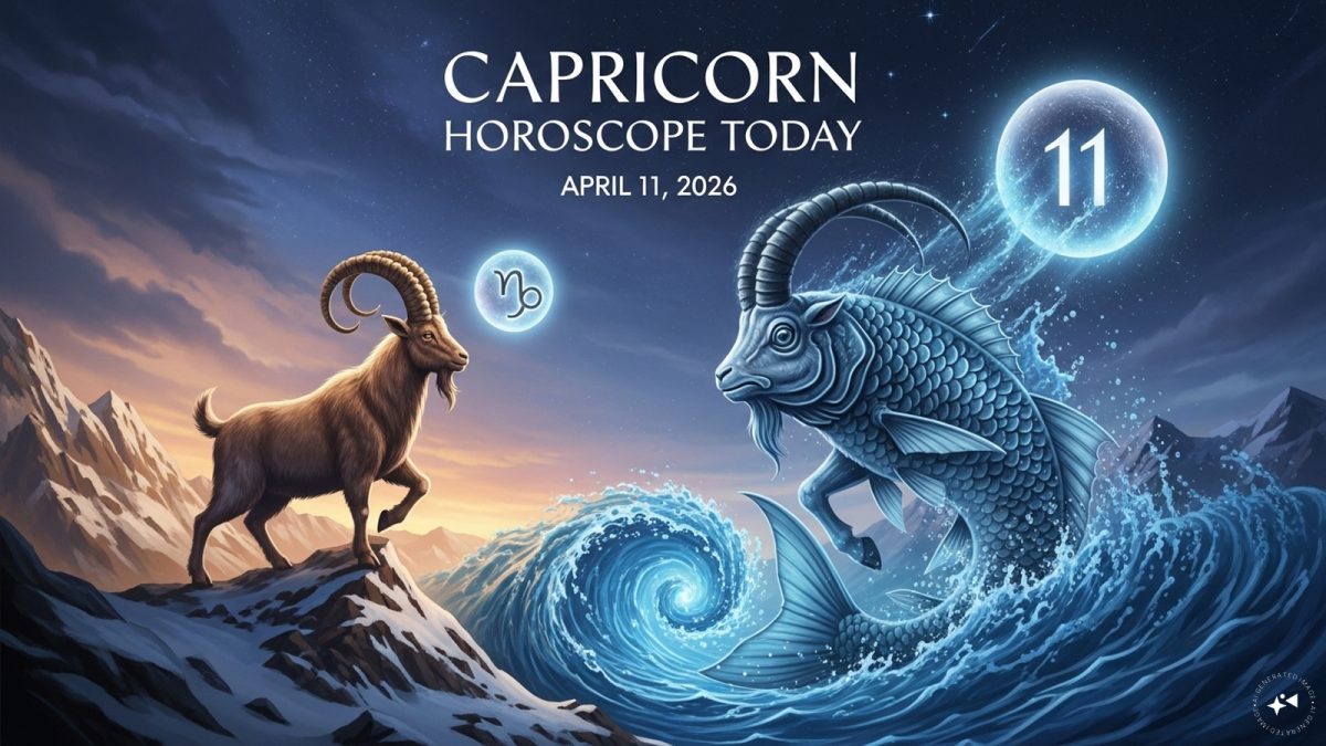 Capricorn horoscope illustration