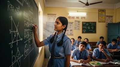 Students in CBSE classes 9 and 10 will now have to study three languages. (AI Generated Image)