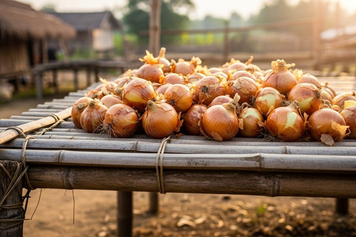 How To Store Onions Without Cold Storage: Simple Method That Prevents Losses